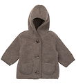 Lalaby Cardigan - Wool fleece - Chocolate