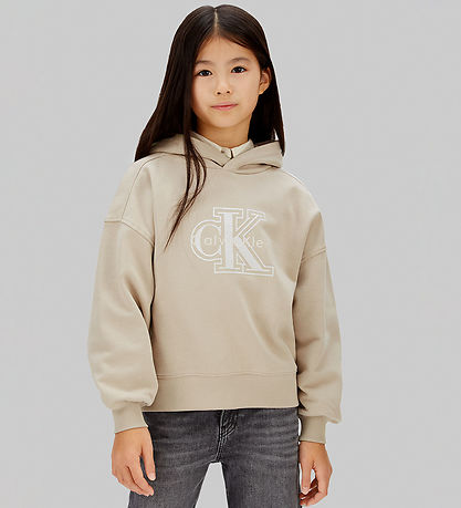 Calvin Klein Kapuzenpullover - Samtmonolog - Uralt Marble Grey