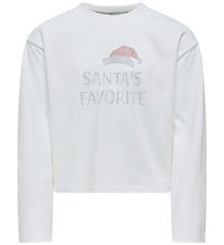 Kids Only Blouse - KogRiri - Cloud Dancer/Santa
