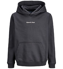 Jack & Jones Hoodie - Sweat - JorNorrebro - Asphalt