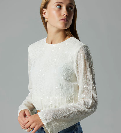 LMTD Blouse - NlfRisianna - White Alyssum