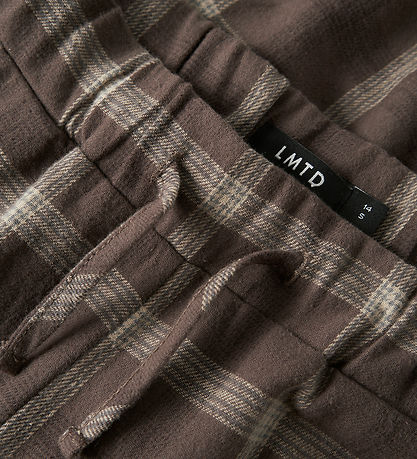 LMTD Pajama pants - NlnHebes - Black Coffee
