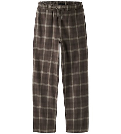 LMTD Pajama pants - NlnHebes - Black Coffee