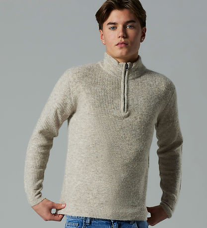 LMTD Blouse - Knitted - NlmKleave - Peyote Melange