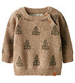 Lil' Atelier Blouse - Knitted - NbnGalto - Oxford Tan Lil' Atelier Blouse - Knitted - NbnGalto - Oxford Tan