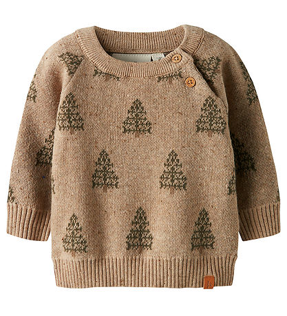 Lil' Atelier Blouse - Knitted - NbnGalto - Oxford Tan
