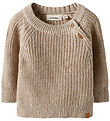 Lil' Atelier Blouse - Knitted - NbmRokko - Oxford Tan/Melange