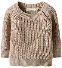 Lil' Atelier Blouse - Knitted - NbmRokko - Oxford Tan/Melange