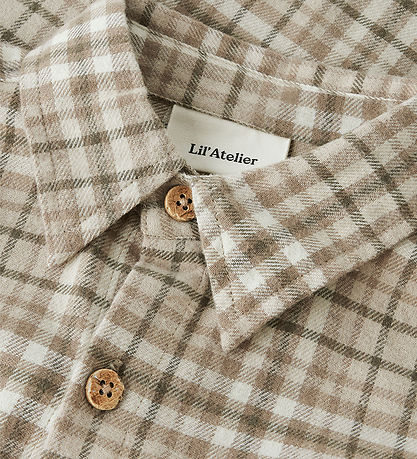 Lil' Atelier Shirt - NmmRebel - Sepia Tint