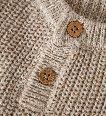 Lil Atelier Vest - Gebreid - NmmRokko - Oxford Tan/Melange