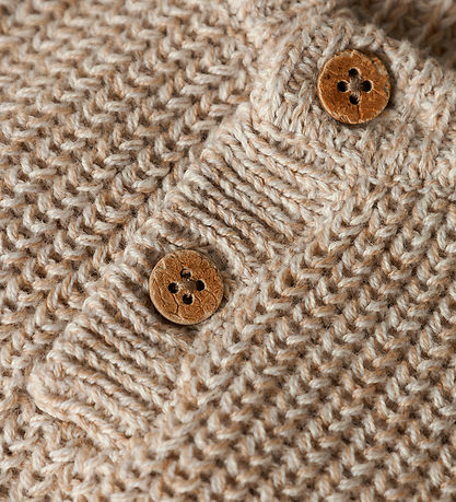 Lil' Atelier Vest - Strikk - NmmRokko - Oxford Tan/Melange