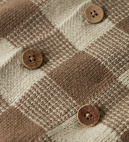Lil' Atelier Cardigan - Knitted - NmmRobo - Sepia Tint