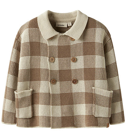 Lil' Atelier Cardigan - Knitted - NmmRobo - Sepia Tint