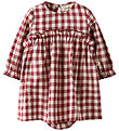 Lil' Atelier Bodysuit w. Skirt l/s - NmfRio - Red Dahlia