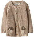 Lil' Atelier Cardigan - Knitted - NmmEmlen - Oxford Tan