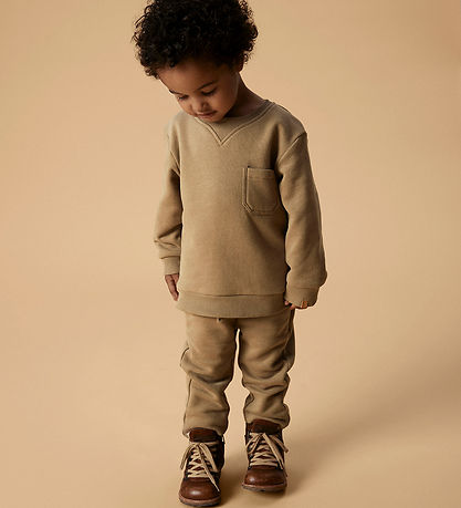 Lil' Atelier Sweatpants - NmmIlondon - Sepia Tint