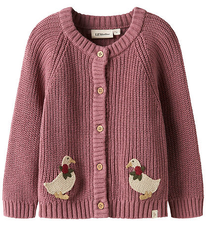 Lil' Atelier Cardigan - Knitted - NmfEmlen - Nostalgia Rose