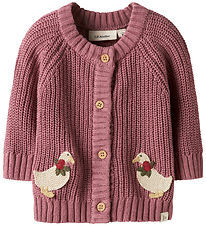 Lil' Atelier Cardigan - Knitted - NbfEmlen - Nostalgia Rose
