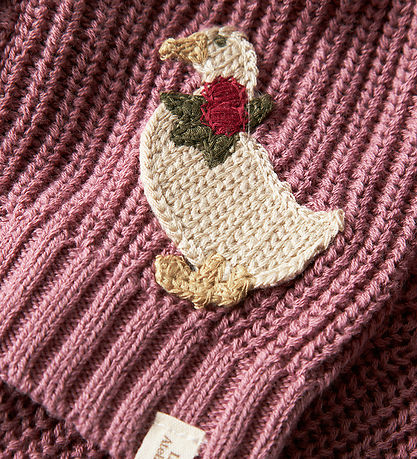 Lil' Atelier Cardigan - Knitted - NbfEmlen - Nostalgia Rose