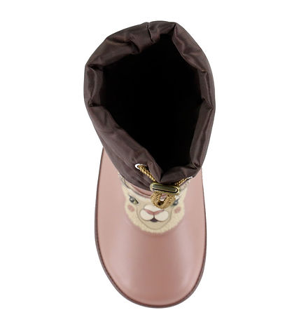 Mikk-Line Rubber Boots w. Lining - Wellies - 3D - Twilight Mauve