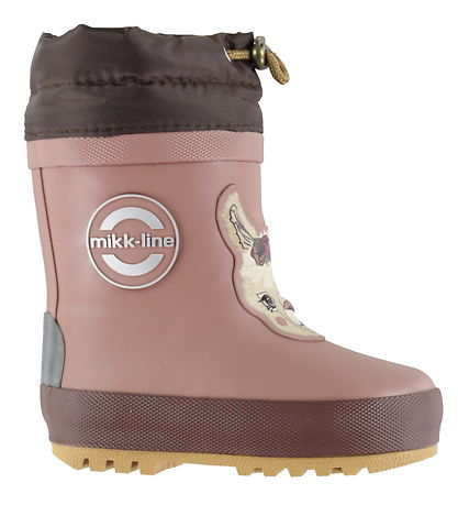 Mikk-Line Rubber Boots w. Lining - Wellies - 3D - Twilight Mauve
