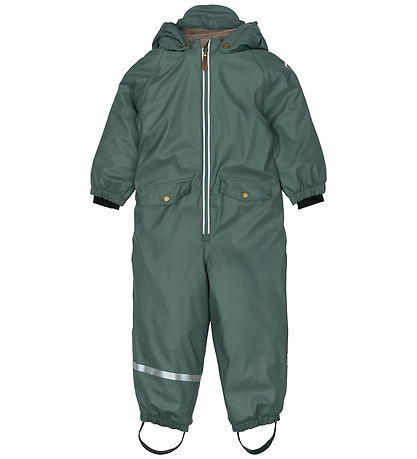Mikk-Line Snowsuit - PU - Conditioner Green Mikk-Line Snowsuit - PU - Conditioner Green