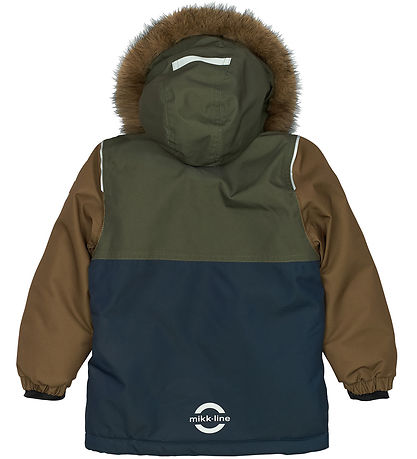 Mikk-Line Winterjacke - Olive Nacht