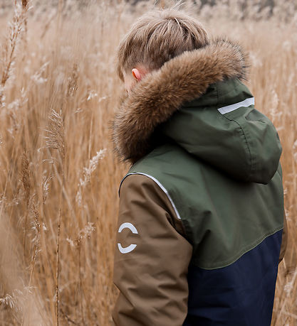 Mikk-Line Winterjacke - Olive Nacht