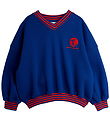 Mini Rodini Sweatshirt - Striped Earth - Blue