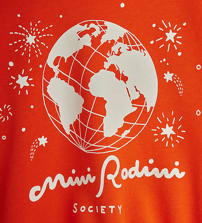 Mini Rodini Sweatshirt - Society - Red