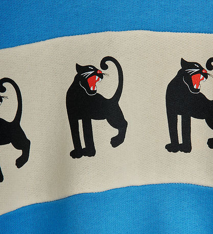 Mini Rodini Sweatshirt - Panther - Blue Mini Rodini Sweatshirt - Panther - Blue
