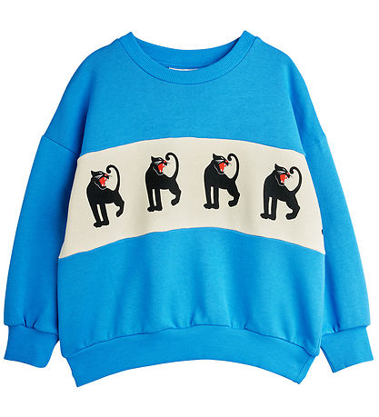 Mini Rodini Sweatshirt - Panther - Blue