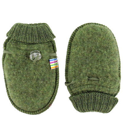 Joha Mittens - Wool - Dark Olive