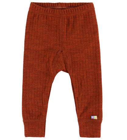 Joha Leggings - Wool - Rib - Rust