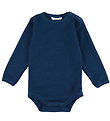 Joha Bodysuit l/s - Wool - Rib - Dark Turquoise Joha Bodysuit l/s - Wool - Rib - Dark Turquoise