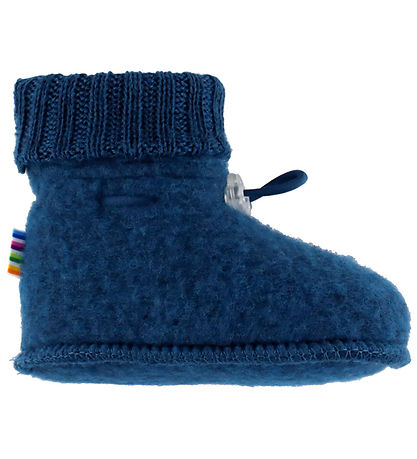 Joha Kruipschoenen - Wol - Donker Turkoois