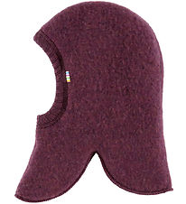Joha Balaclava - Wool - 2-layer - Plum