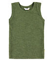 Joha Undershirt - Wool - Rib - Dark Olive
