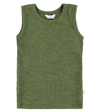Joha Undershirt - Wool - Rib - Dark Olive