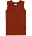 Joha Undershirt - Wool - Rib - Rust