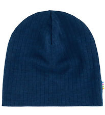 Joha Beanie - Wool - Rib - Dark Turquoise