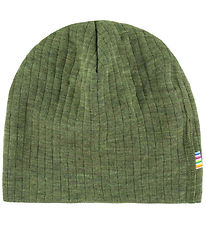 Joha Beanie - Wool - Rib - Dark Olive