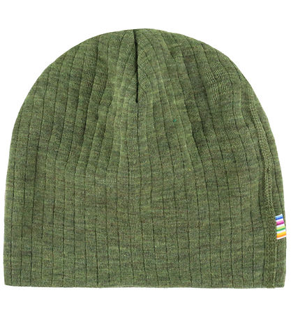 Joha Beanie - Wool - Rib - Dark Olive Joha Beanie - Wool - Rib - Dark Olive