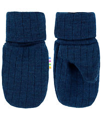 Joha Mittens - Wool - Dark Turquoise