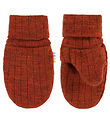 Moufles Joha - Laine - Rib - Rust