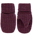Joha Mittens - Wool - Plum