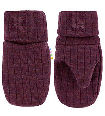 Joha Mittens - Wool - Plum