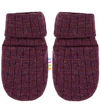 Joha Mittens - Wool - Plum