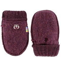 Joha Mittens - Wool - Plum