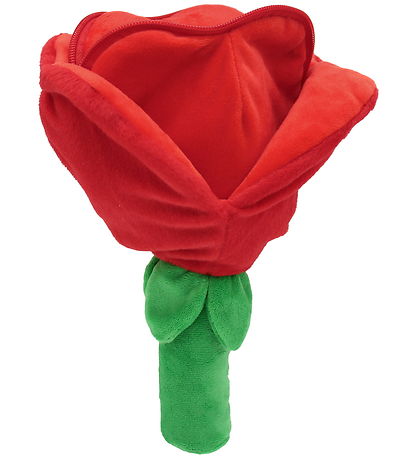 Flipetz Soft Toy - I Love You Heart - Flower Red